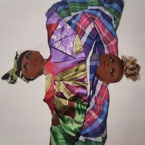 Topsy Turvy Doll Toy 9" Reversible Ruffle Islander Cayman Island